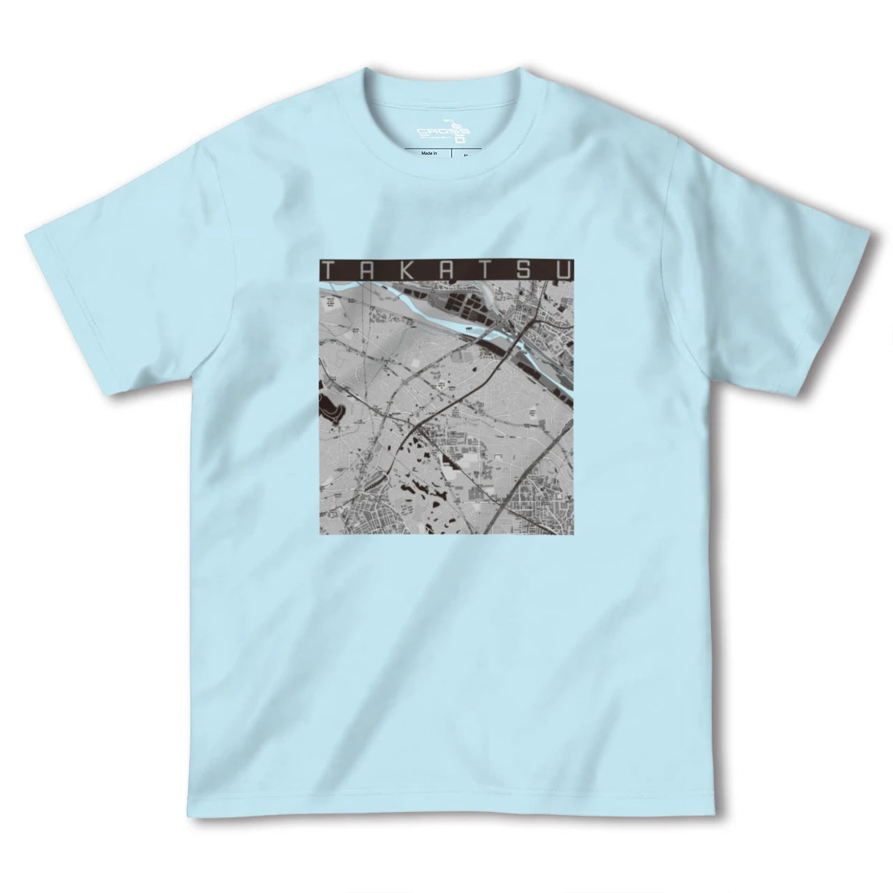 【高津(神奈川県)】地図柄ヘビーウェイトTシャツ