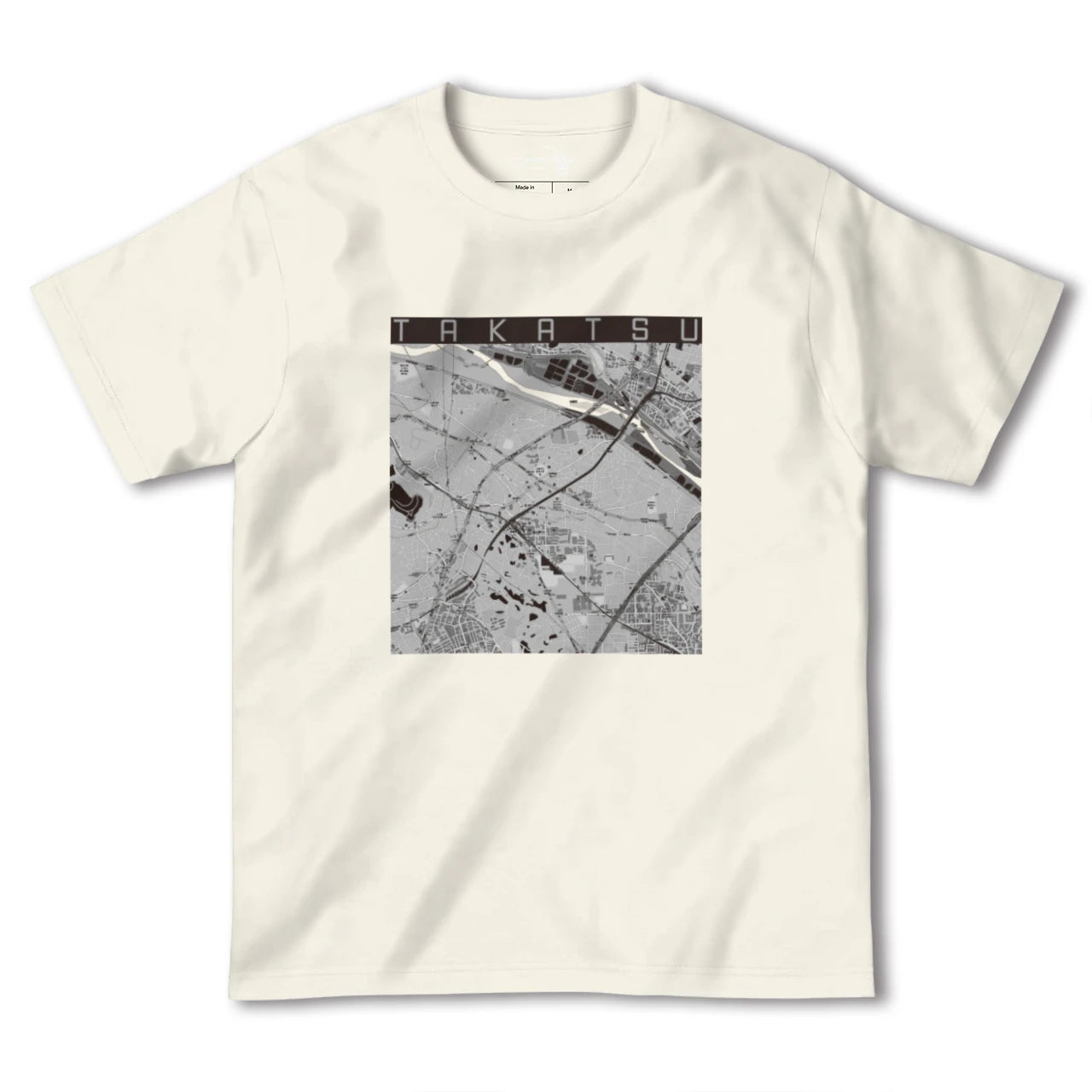【高津(神奈川県)】地図柄ヘビーウェイトTシャツ