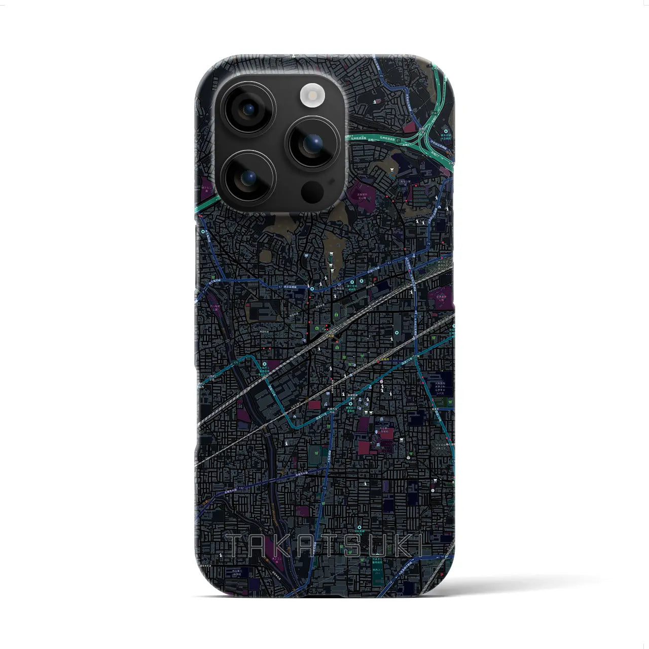 【高槻(大阪府)】地図柄iPhoneケース(バックカバータイプ)