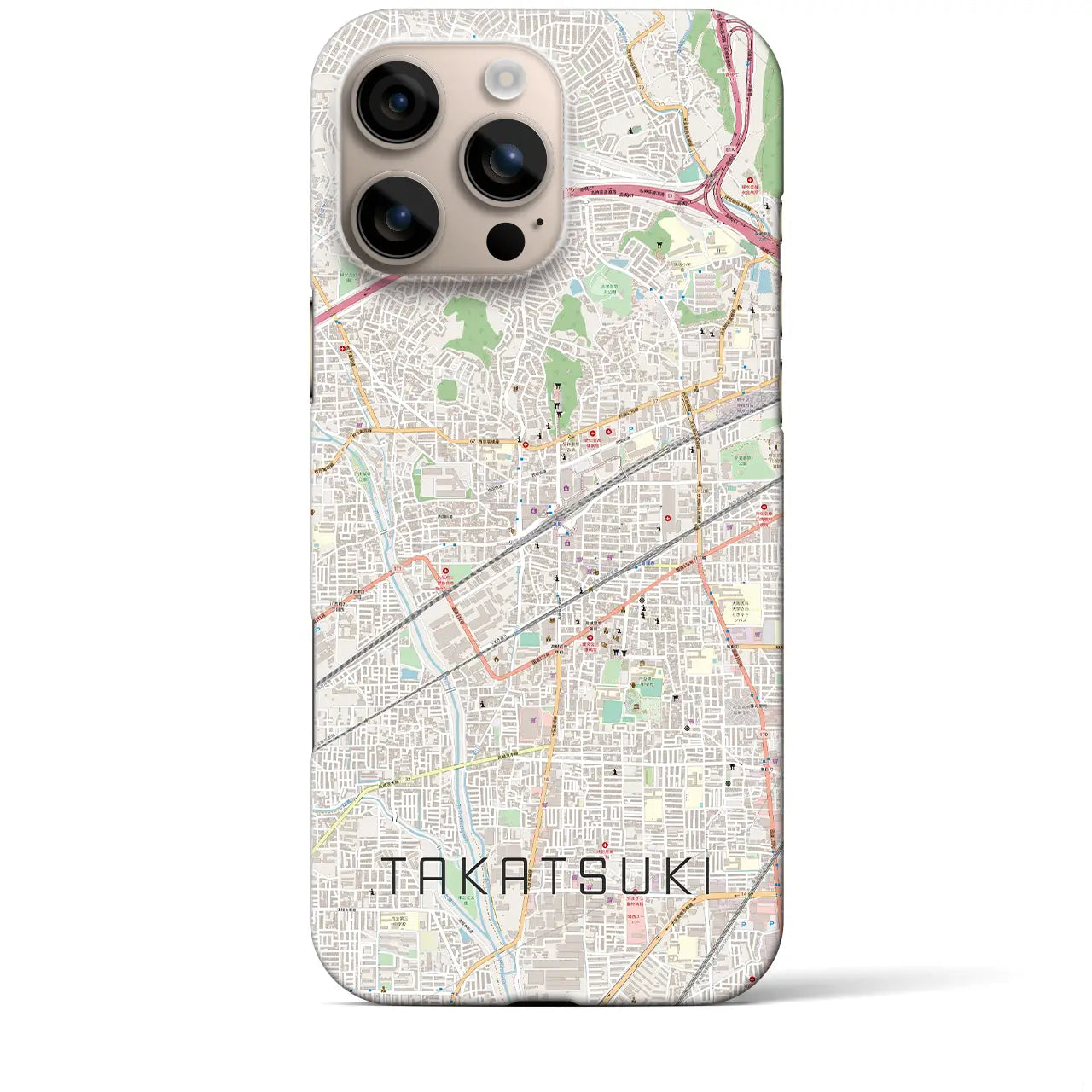 【高槻(大阪府)】地図柄iPhoneケース(バックカバータイプ)