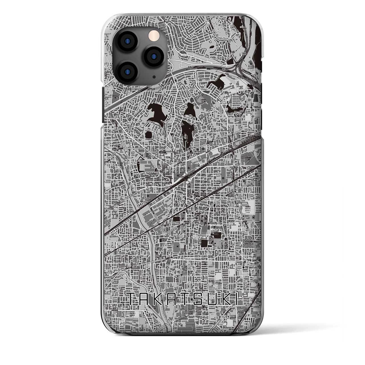 【高槻(大阪府)】地図柄iPhoneケース(クリアタイプ)