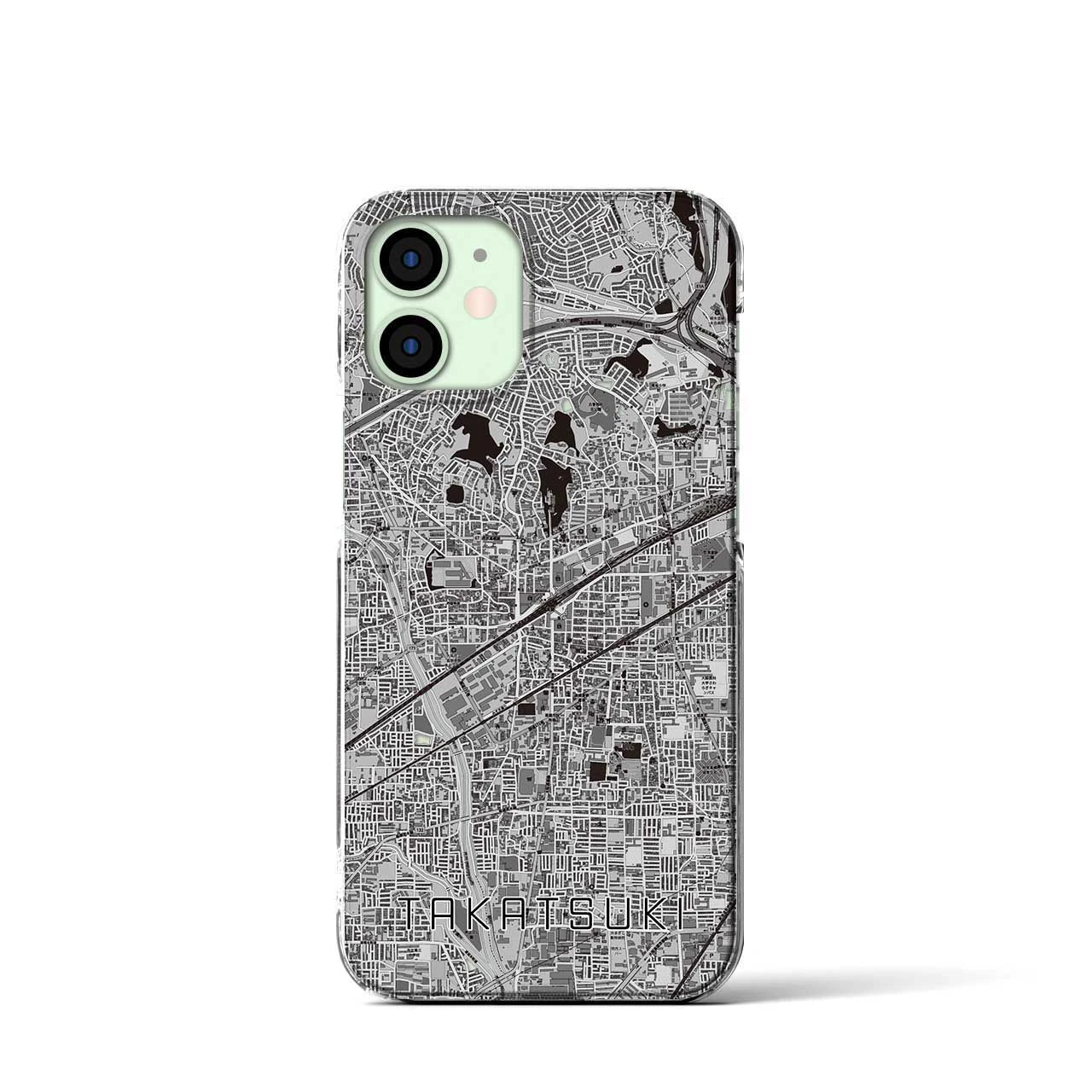 【高槻(大阪府)】地図柄iPhoneケース(クリアタイプ)