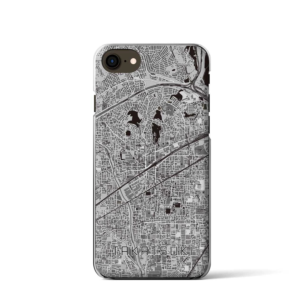 【高槻(大阪府)】地図柄iPhoneケース(クリアタイプ)