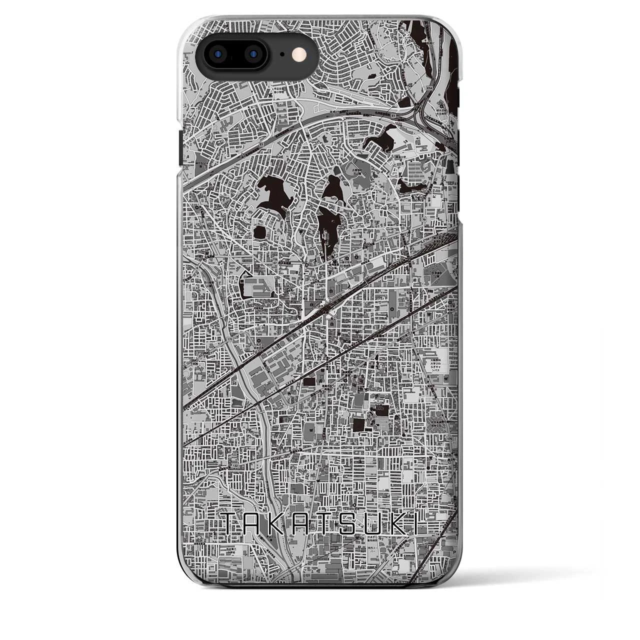 【高槻(大阪府)】地図柄iPhoneケース(クリアタイプ)