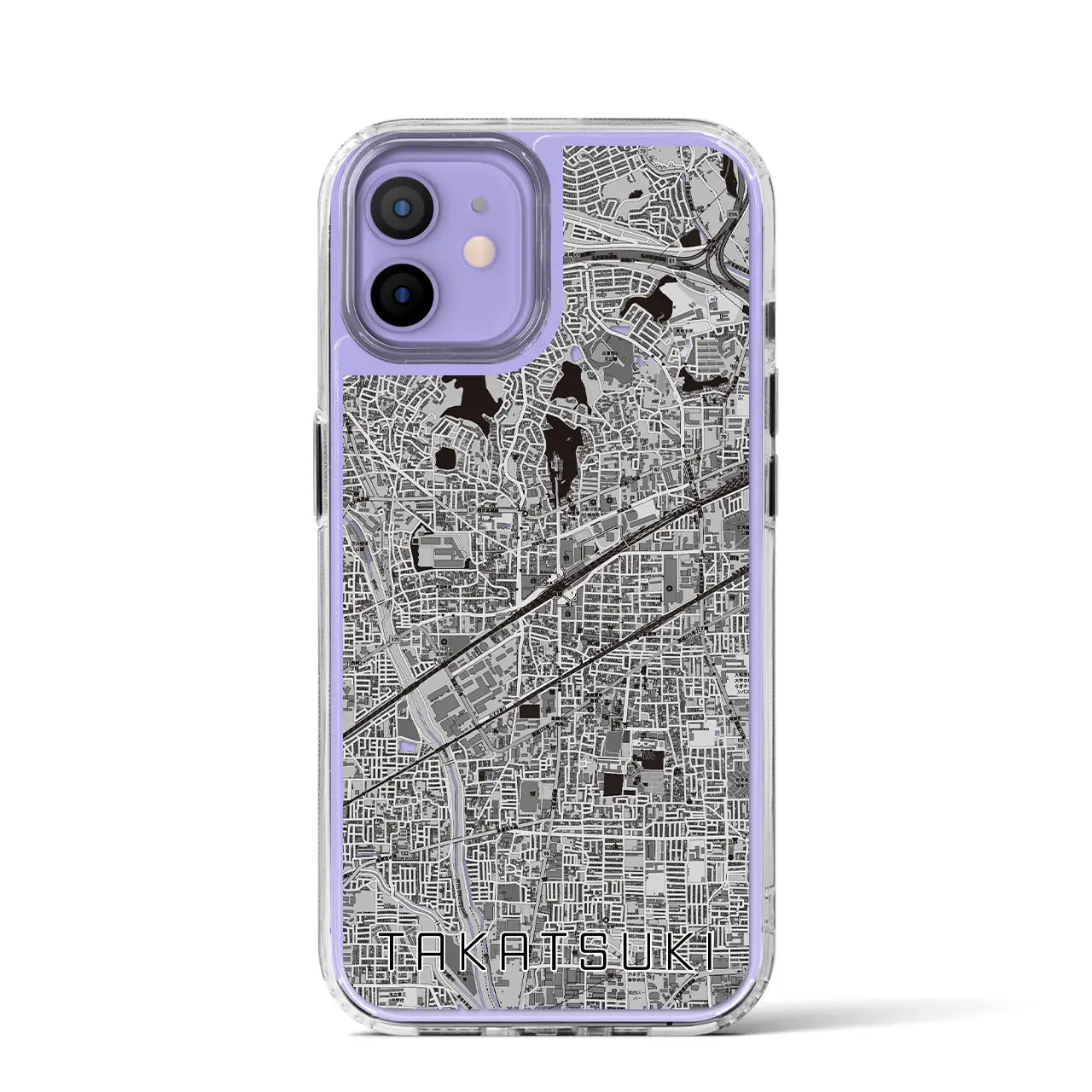 【高槻(大阪府)】地図柄iPhoneケース(MagSafeタイプ)