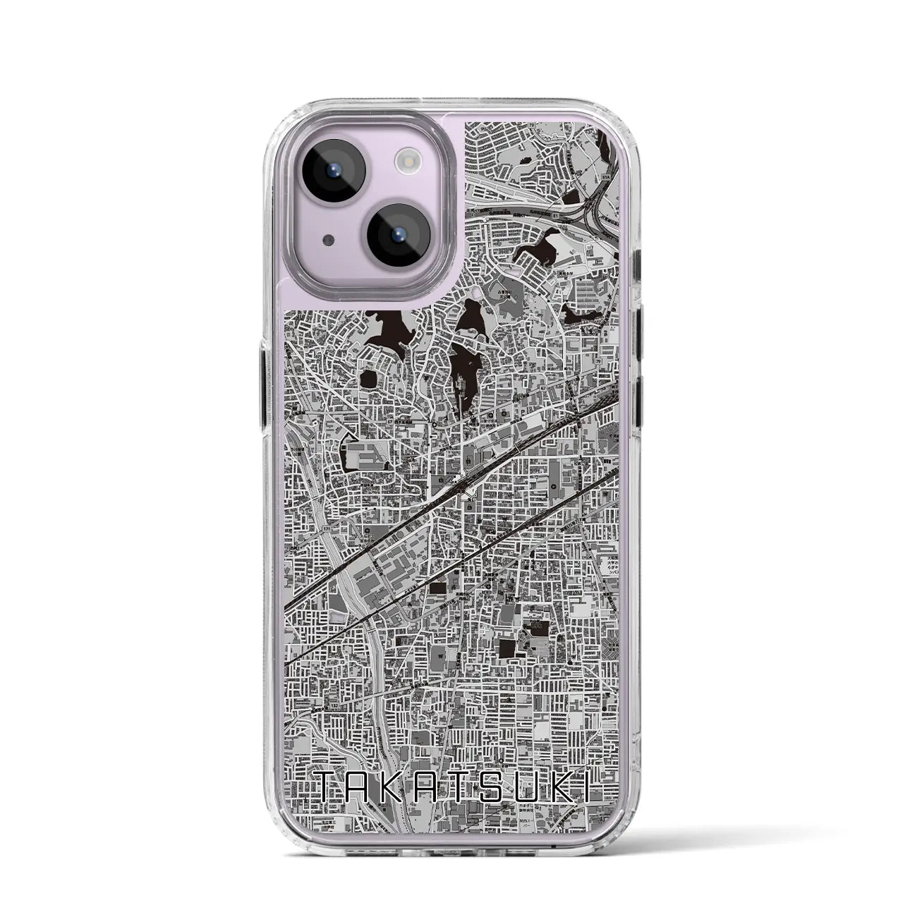 【高槻(大阪府)】地図柄iPhoneケース(MagSafeタイプ)