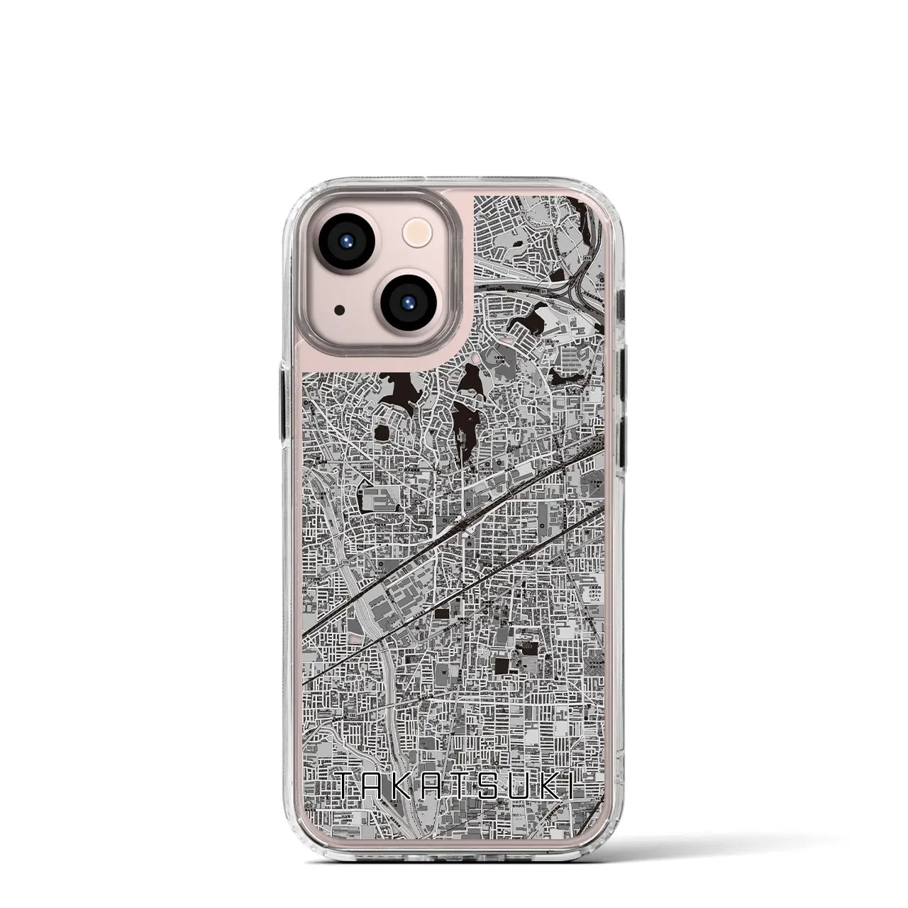 【高槻(大阪府)】地図柄iPhoneケース(MagSafeタイプ)
