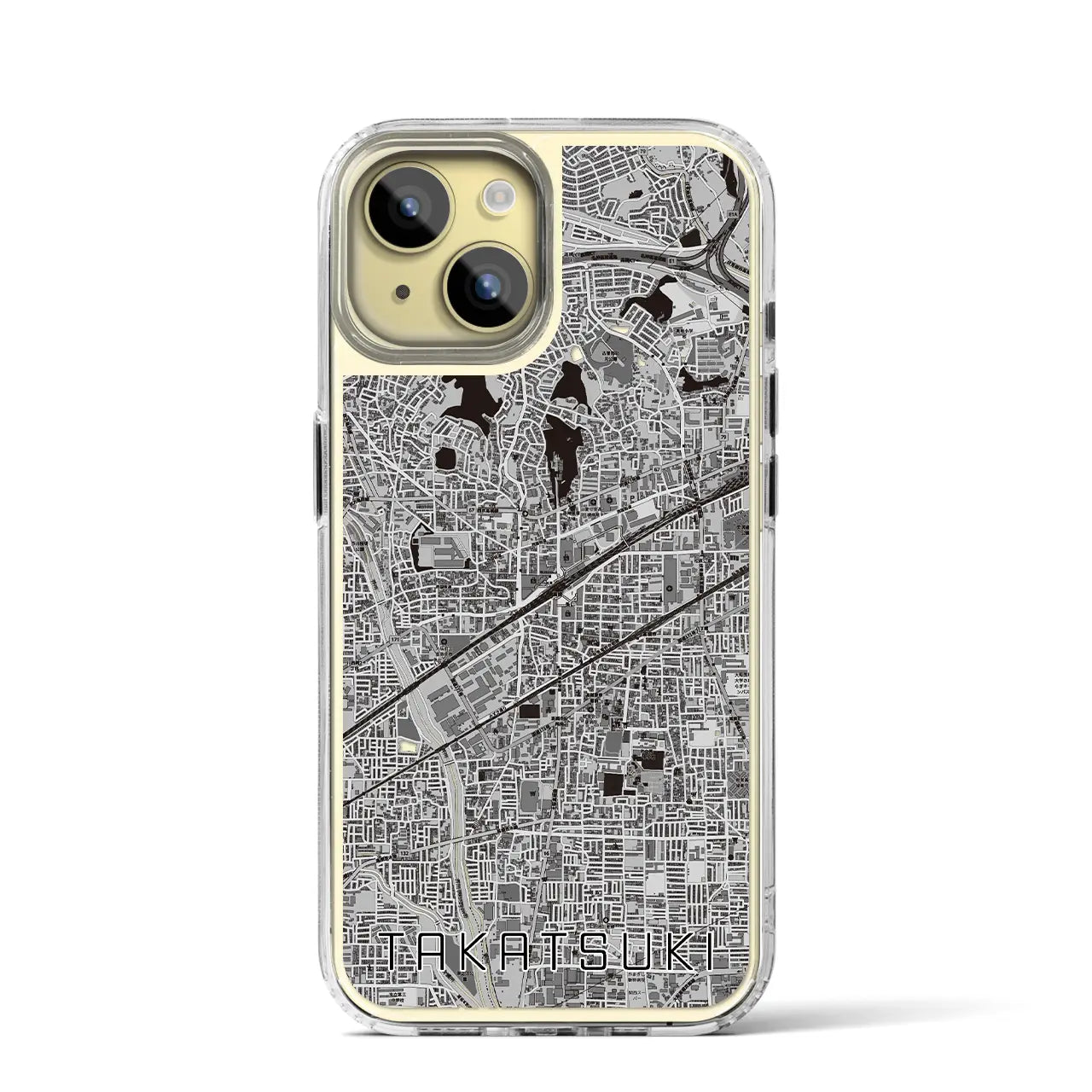 【高槻(大阪府)】地図柄iPhoneケース(MagSafeタイプ)