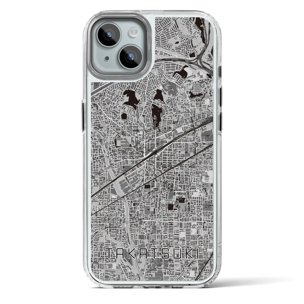 【高槻(大阪府)】地図柄iPhoneケース(MagSafeタイプ)