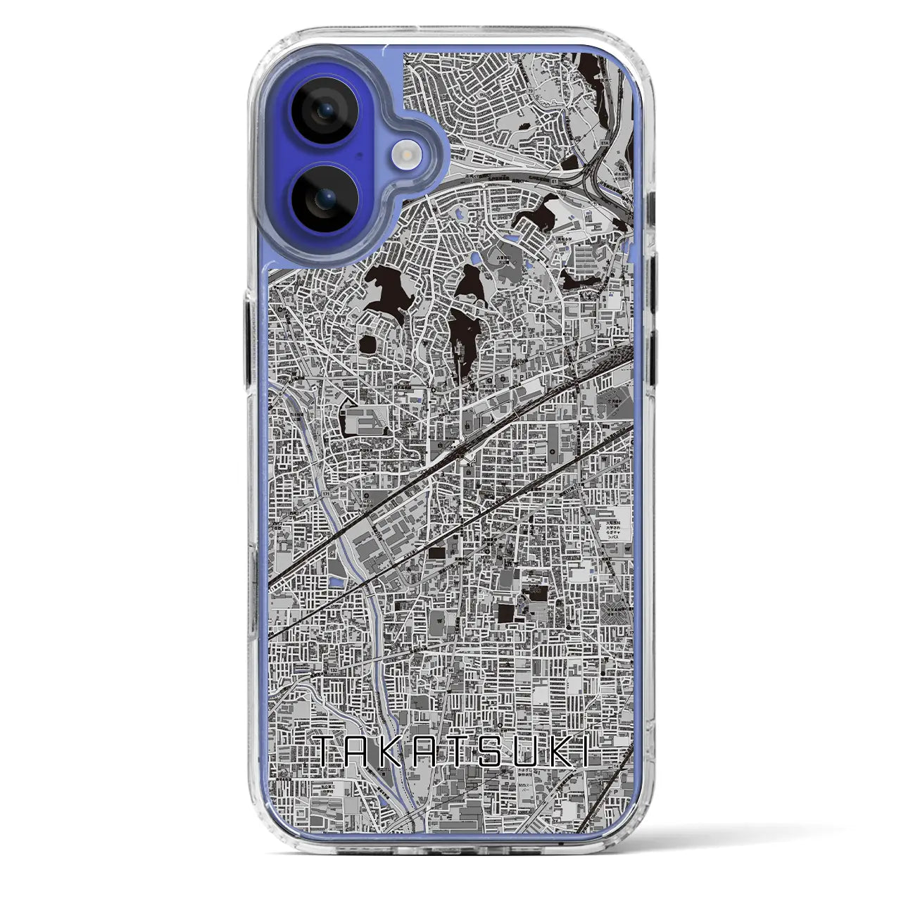 【高槻(大阪府)】地図柄iPhoneケース(MagSafeタイプ)