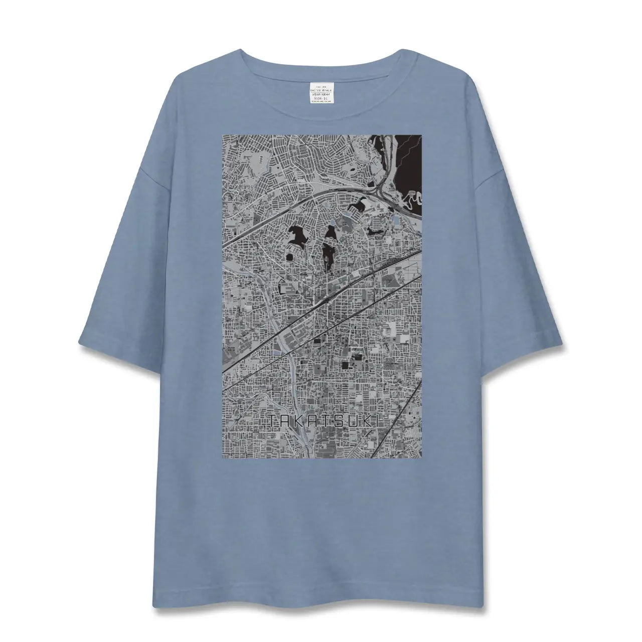 【高槻(大阪府)】地図柄ビッグシルエットTシャツ