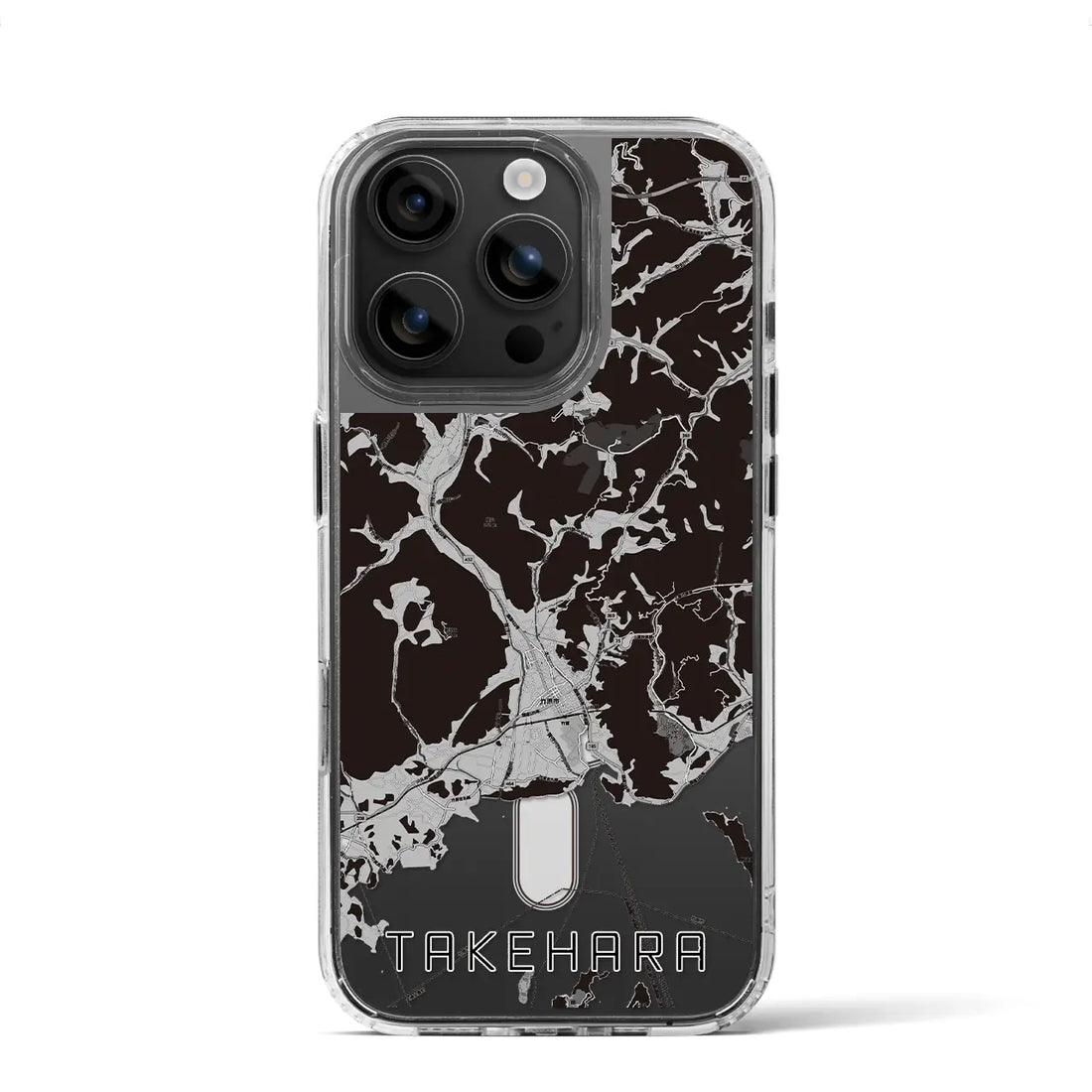 【竹原(広島県)】地図柄iPhoneケース(MagSafeタイプ)