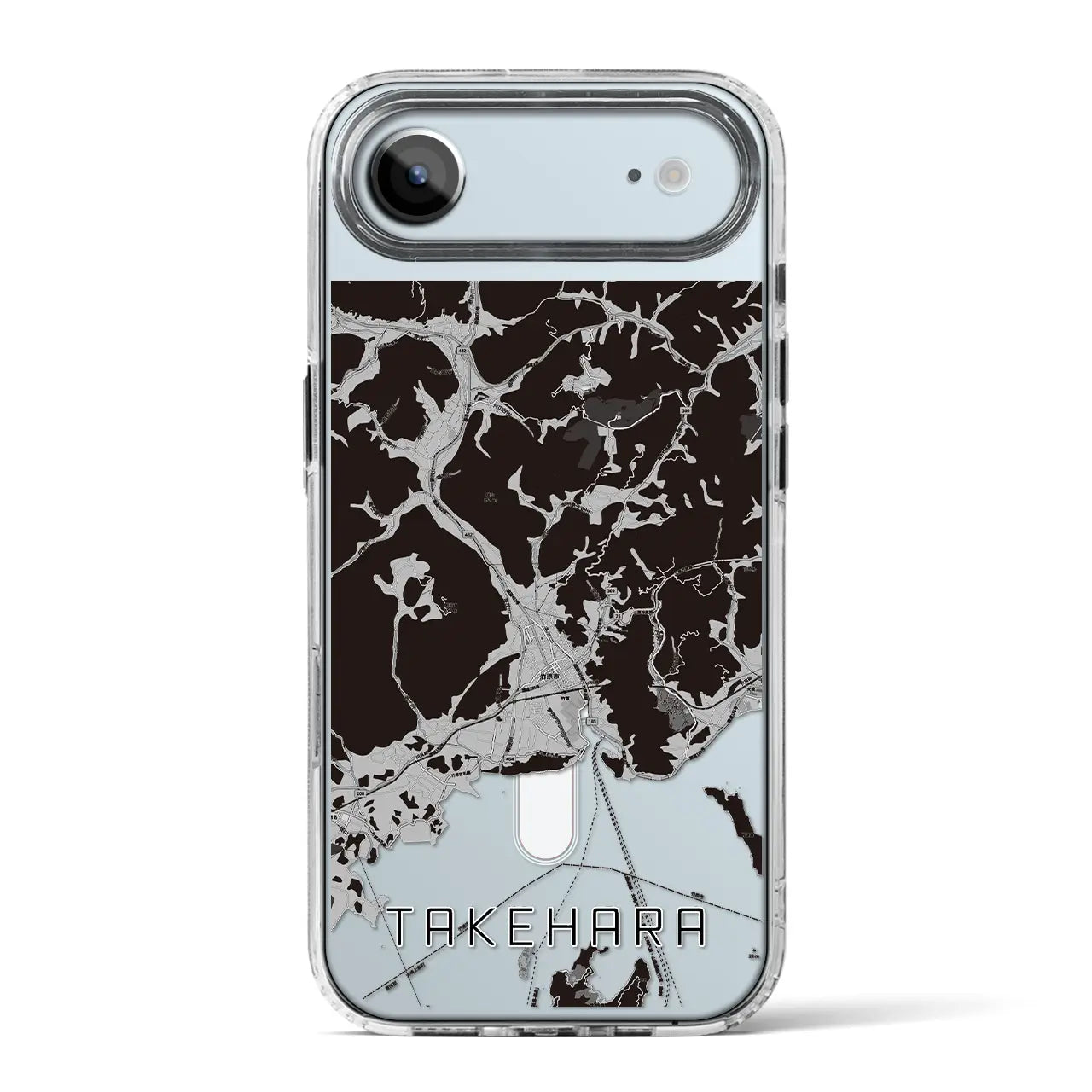 【竹原(広島県)】地図柄iPhoneケース(MagSafeタイプ)