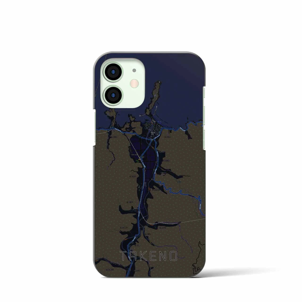 【竹野(兵庫県)】地図柄iPhoneケース(バックカバータイプ)