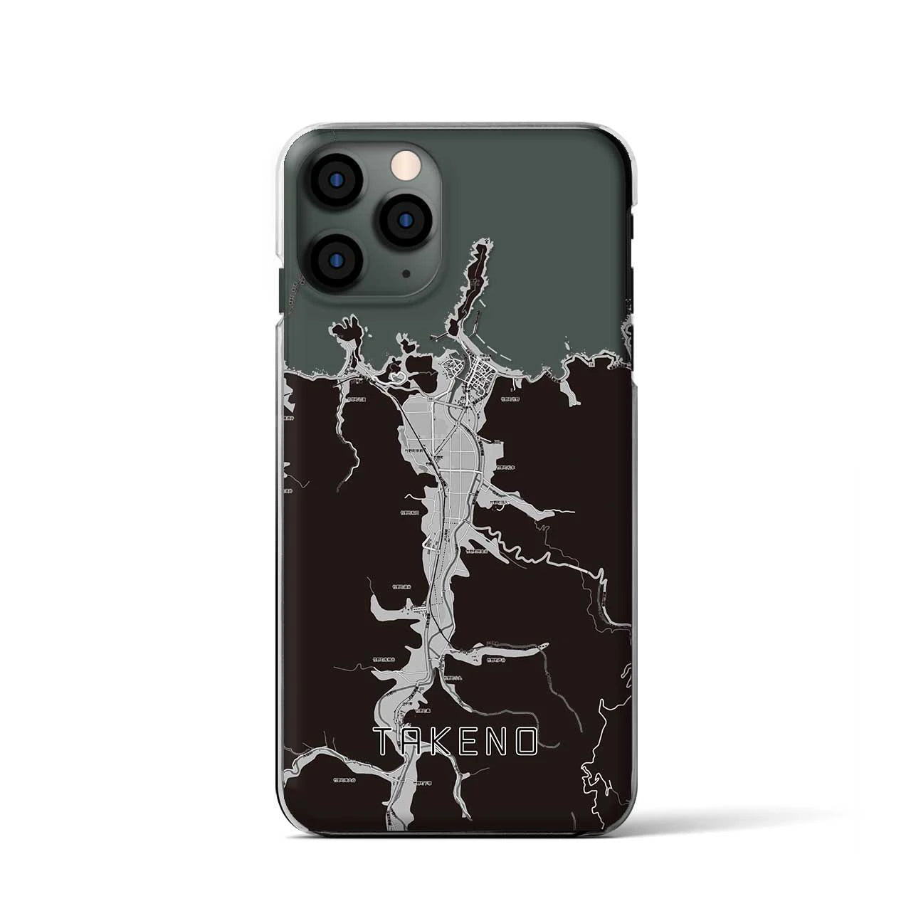 【竹野(兵庫県)】地図柄iPhoneケース(クリアタイプ)