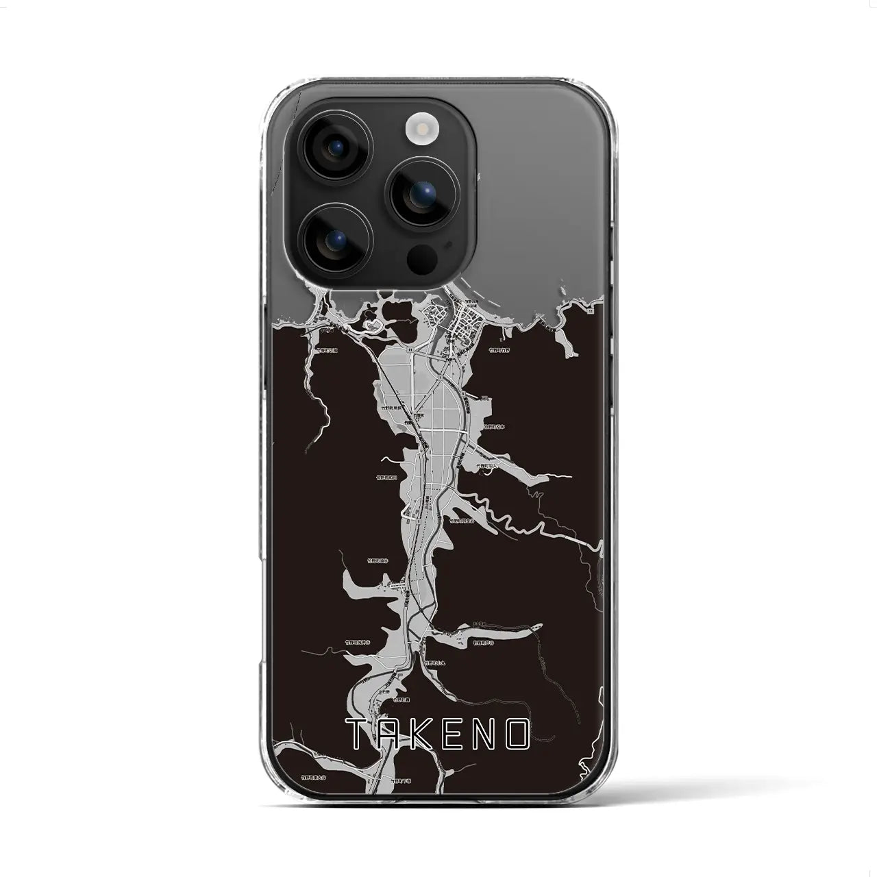 【竹野(兵庫県)】地図柄iPhoneケース(クリアタイプ)