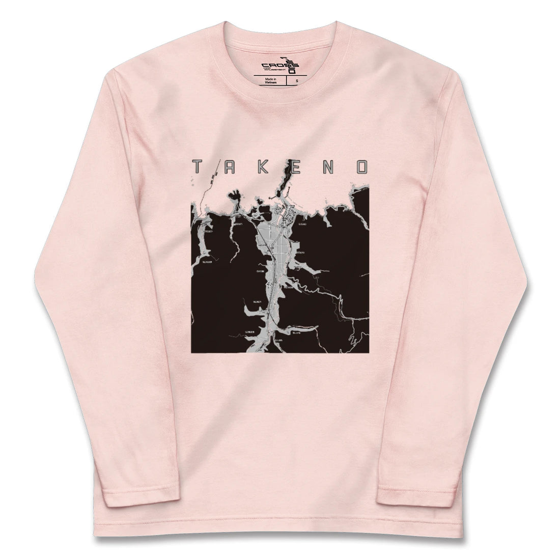【竹野(兵庫県)】地図柄ロングスリーブTシャツ