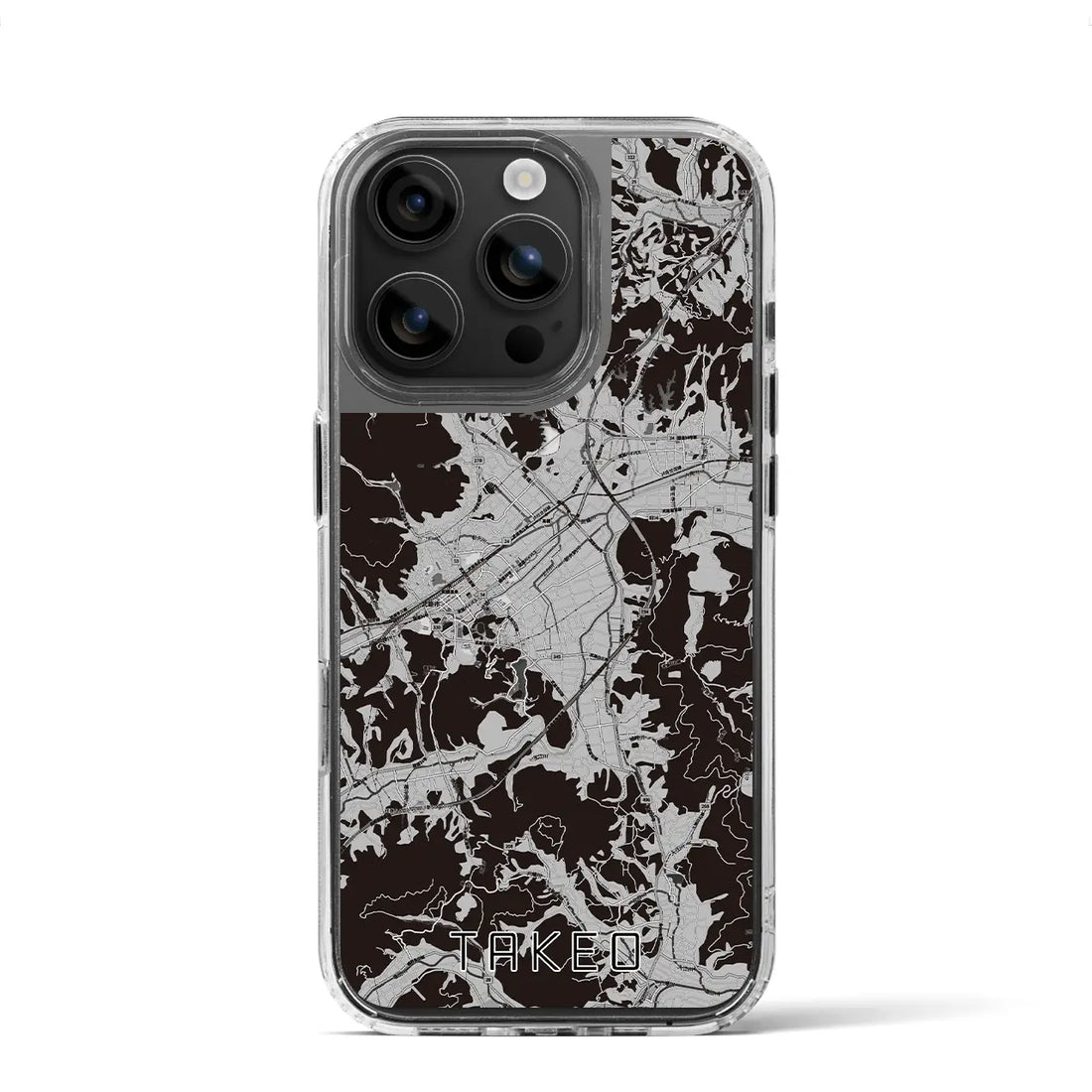 【武雄(佐賀県)】地図柄iPhoneケース(MagSafeタイプ)