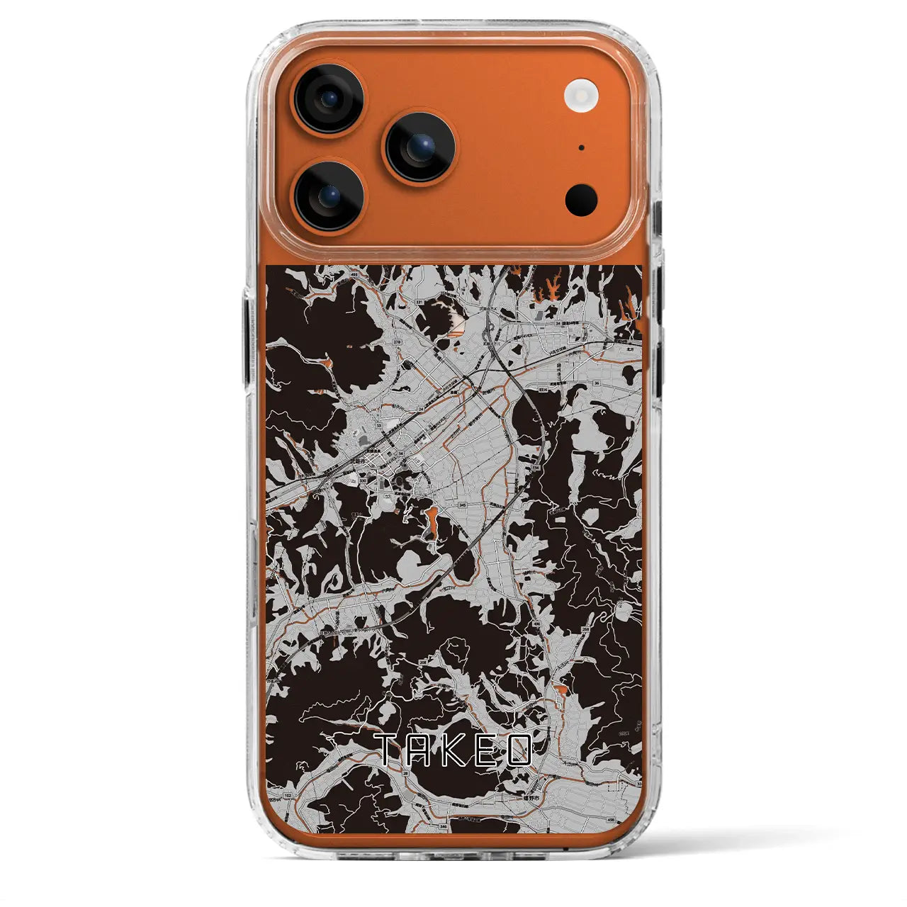 【武雄(佐賀県)】地図柄iPhoneケース(MagSafeタイプ)