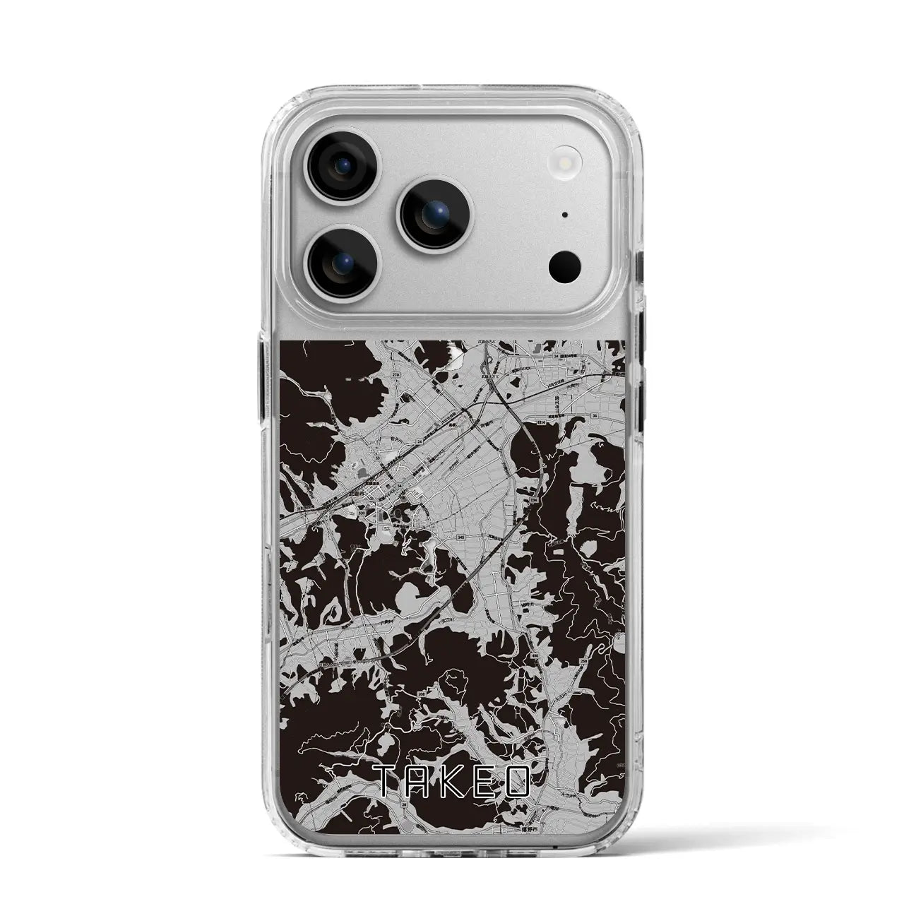 【武雄(佐賀県)】地図柄iPhoneケース(MagSafeタイプ)