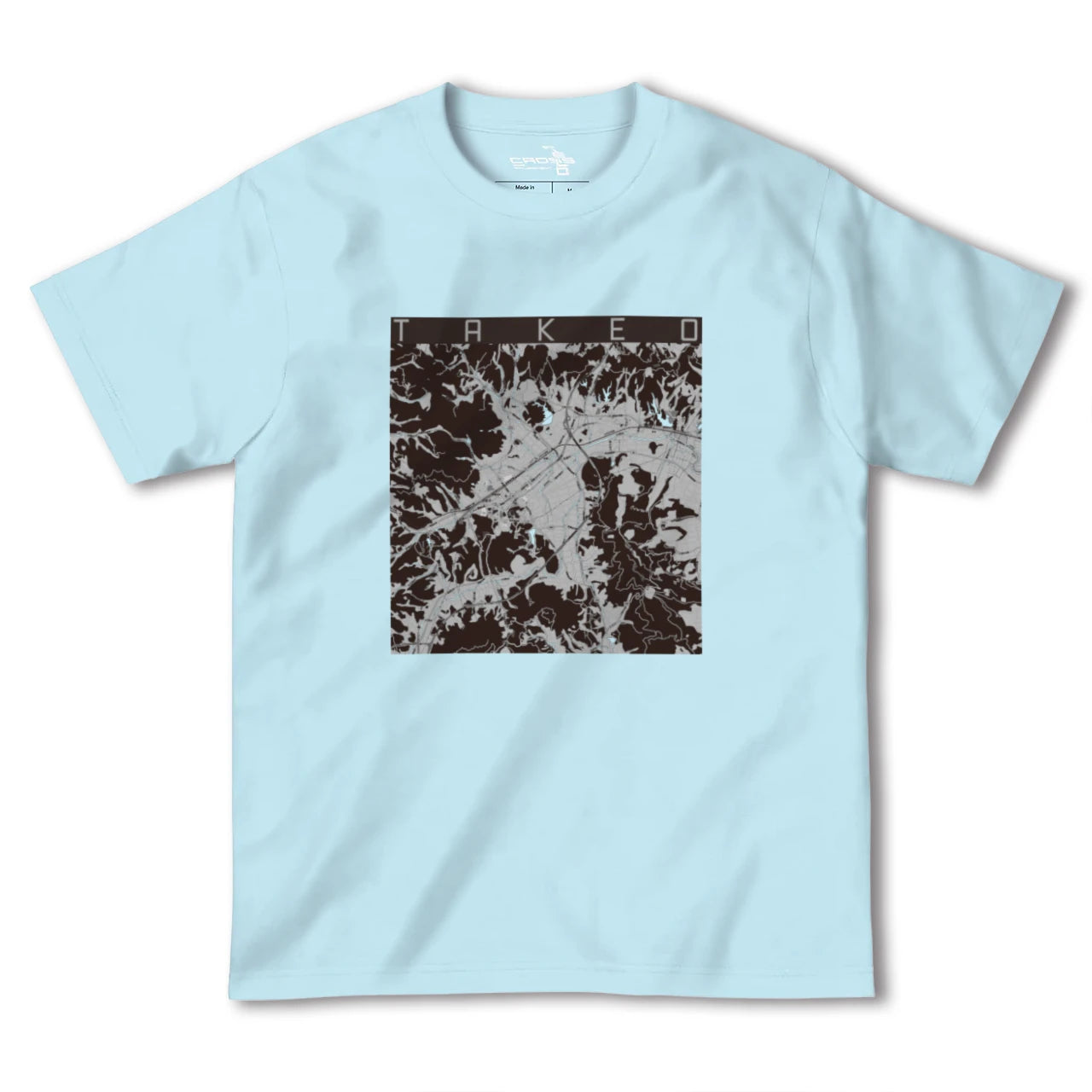 【武雄(佐賀県)】地図柄ヘビーウェイトTシャツ