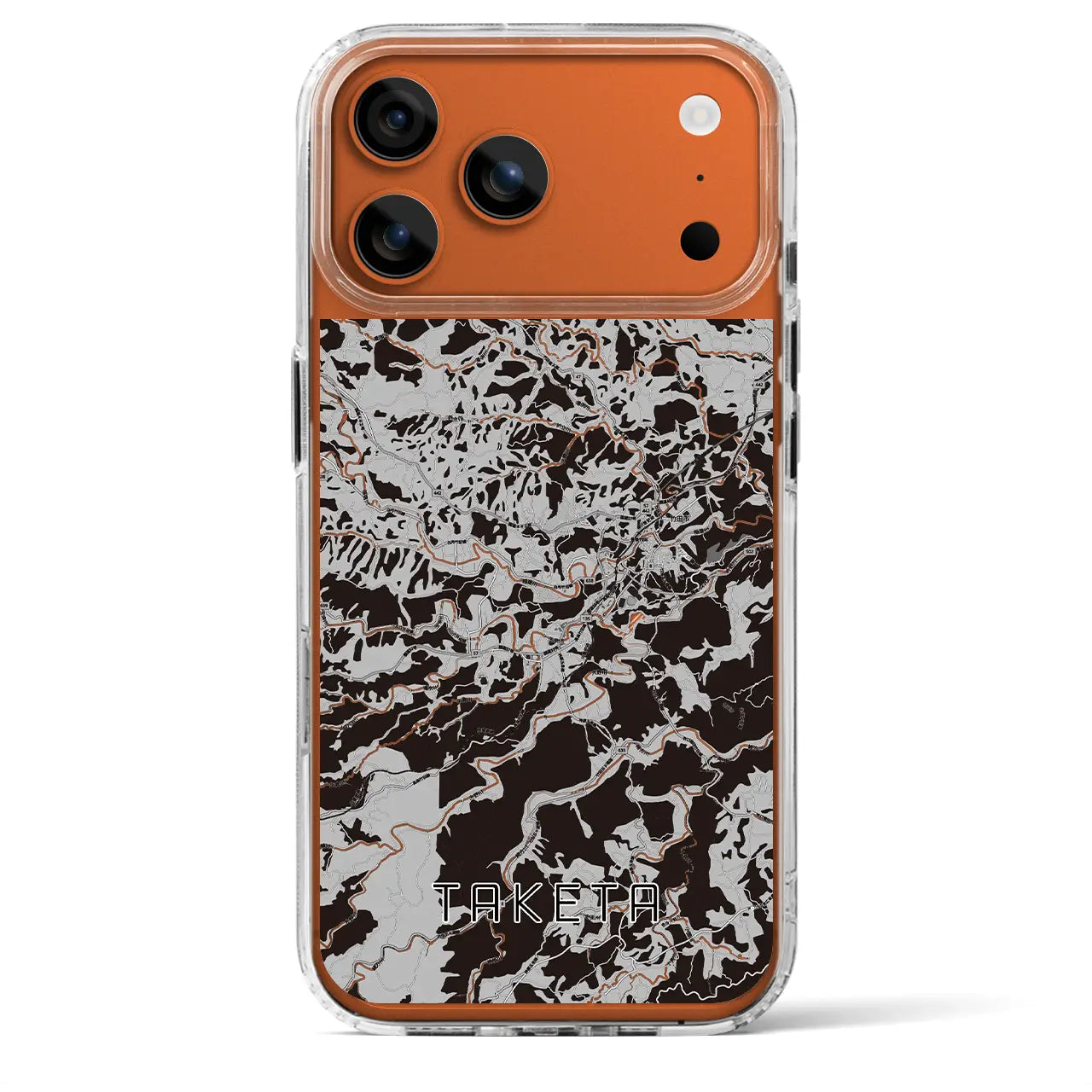 【竹田(大分県)】地図柄iPhoneケース(MagSafeタイプ)