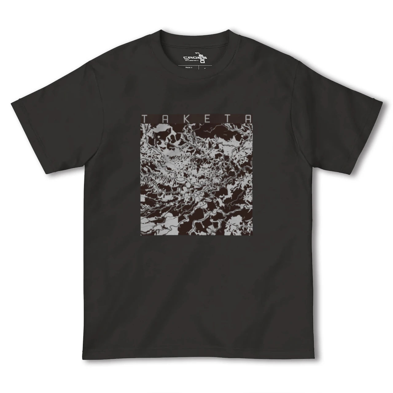 【竹田(大分県)】地図柄ヘビーウェイトTシャツ