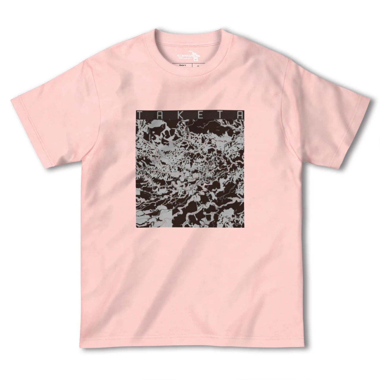 【竹田(大分県)】地図柄ヘビーウェイトTシャツ