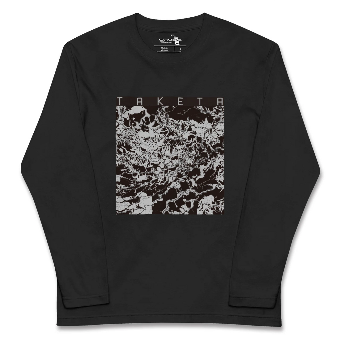 【竹田(大分県)】地図柄ロングスリーブTシャツ