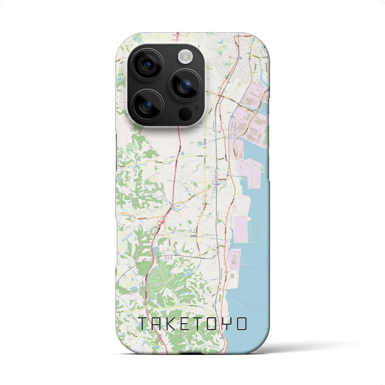 【武豊(愛知県)】地図柄iPhoneケース(バックカバータイプ)