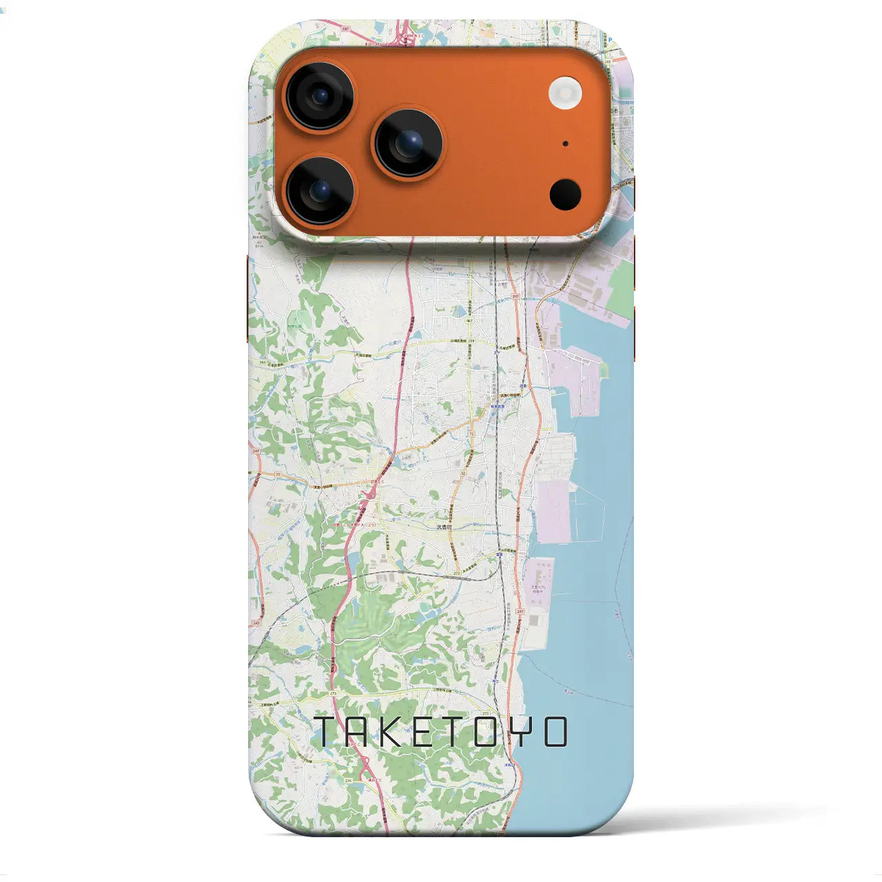 【武豊(愛知県)】地図柄iPhoneケース(バックカバータイプ)