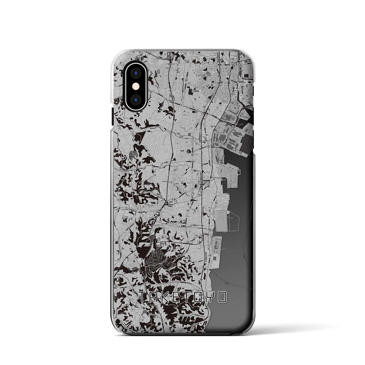 【武豊(愛知県)】地図柄iPhoneケース(クリアタイプ)
