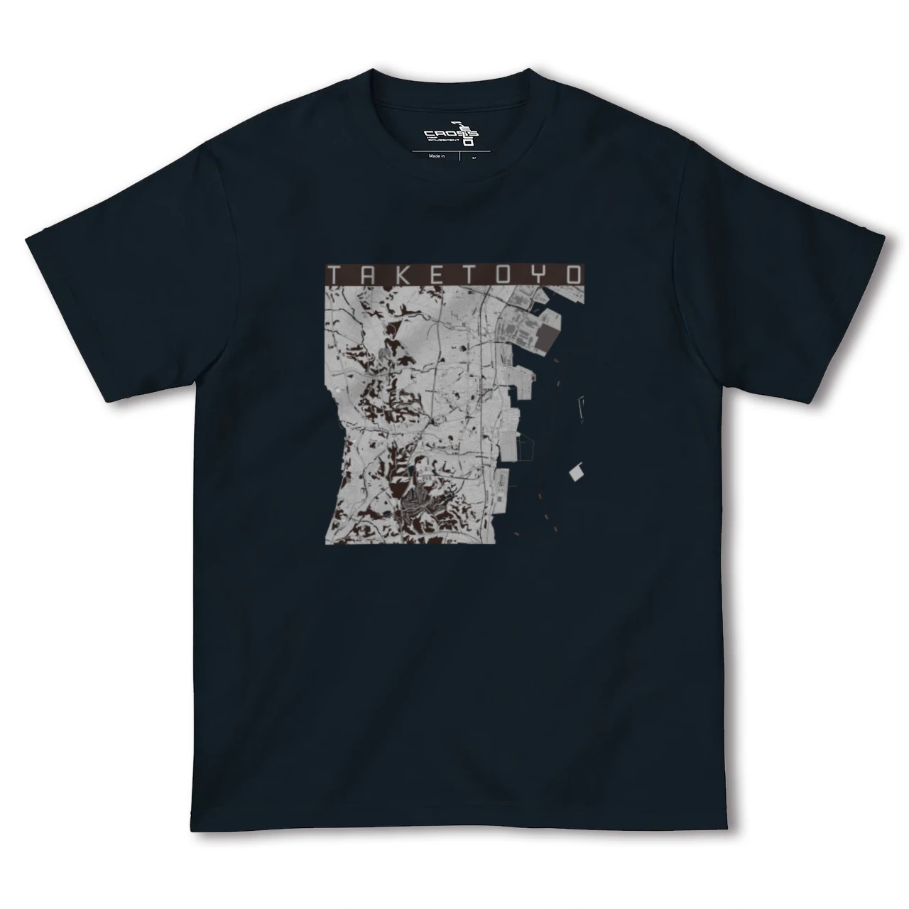 【武豊(愛知県)】地図柄ヘビーウェイトTシャツ