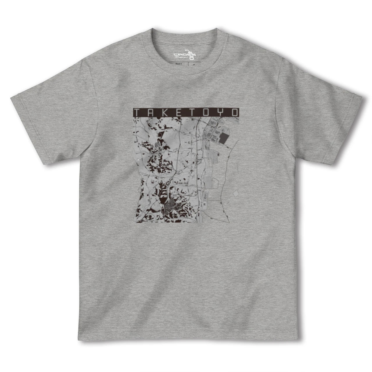【武豊(愛知県)】地図柄ヘビーウェイトTシャツ
