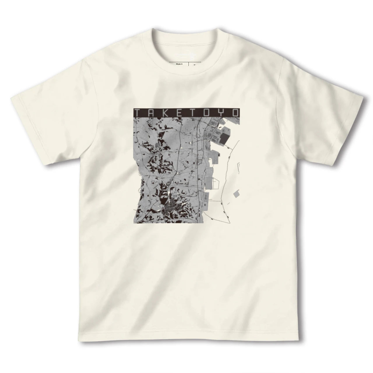 【武豊(愛知県)】地図柄ヘビーウェイトTシャツ