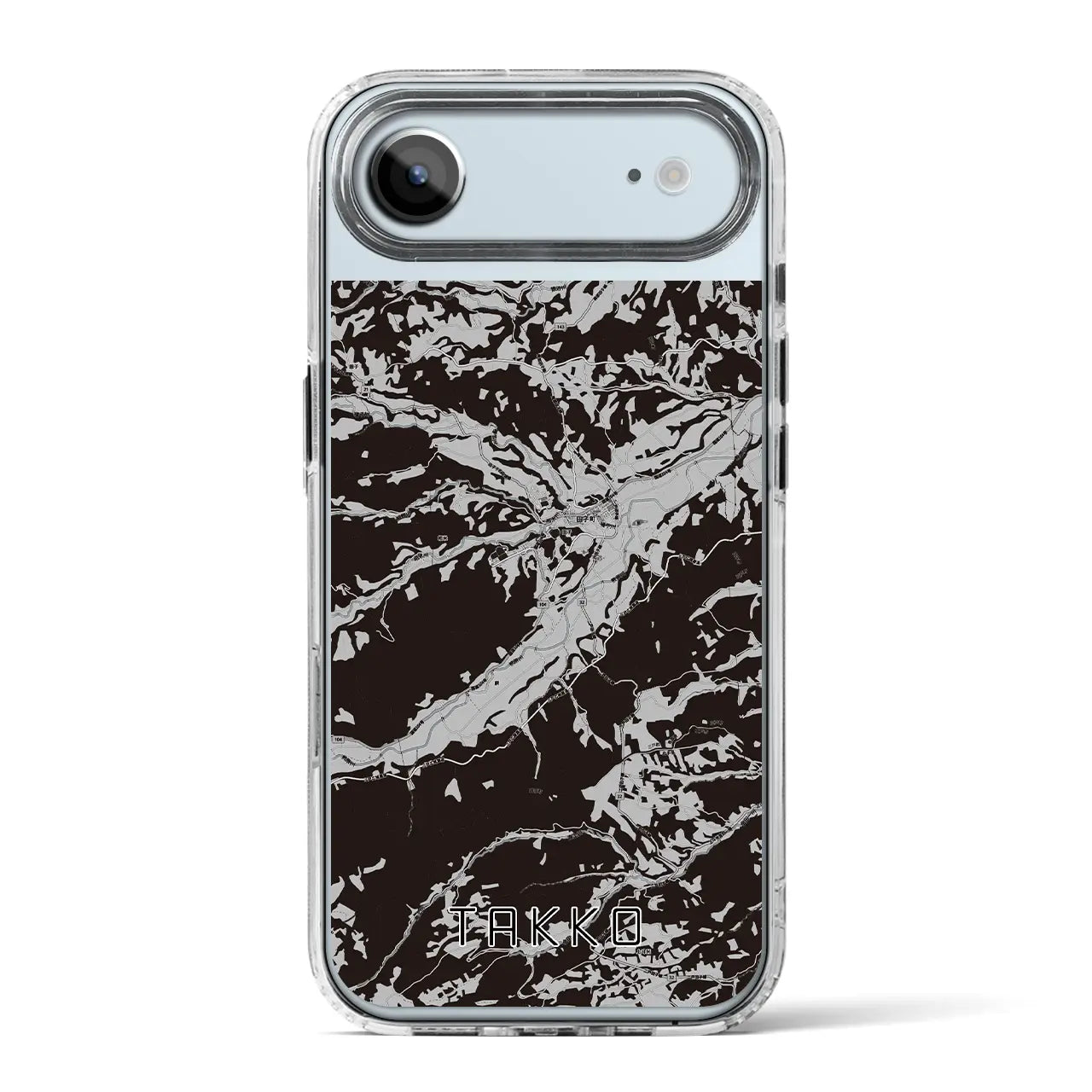 【田子(青森県)】地図柄iPhoneケース(MagSafeタイプ)