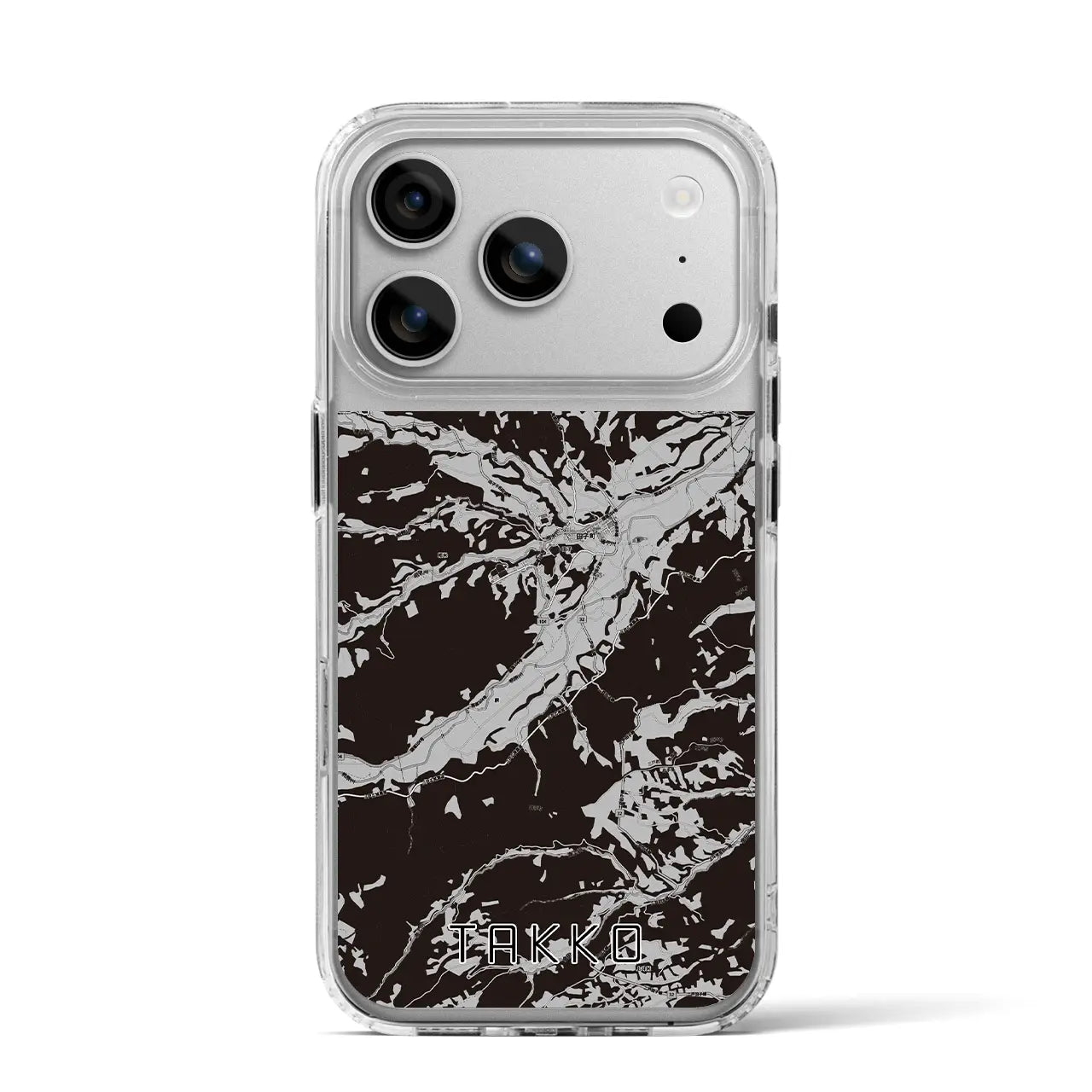 【田子(青森県)】地図柄iPhoneケース(MagSafeタイプ)