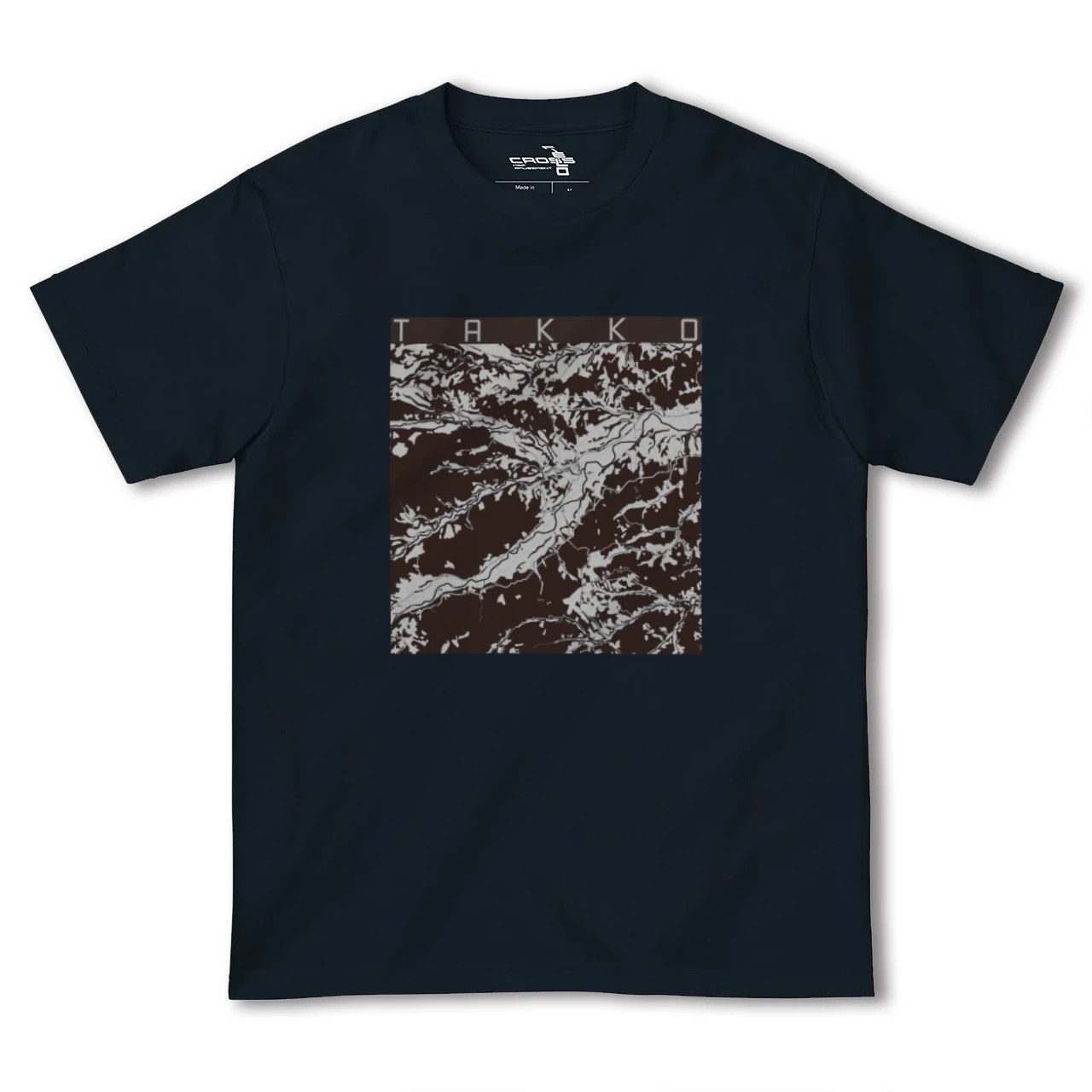 【田子(青森県)】地図柄ヘビーウェイトTシャツ