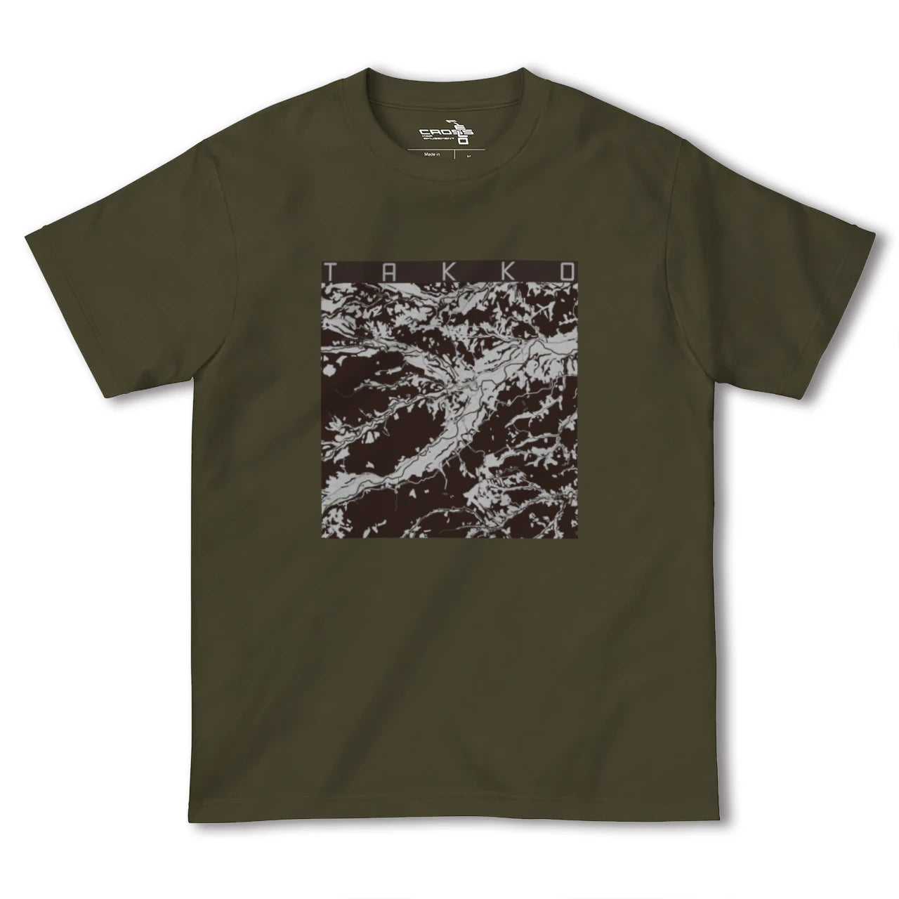 【田子(青森県)】地図柄ヘビーウェイトTシャツ