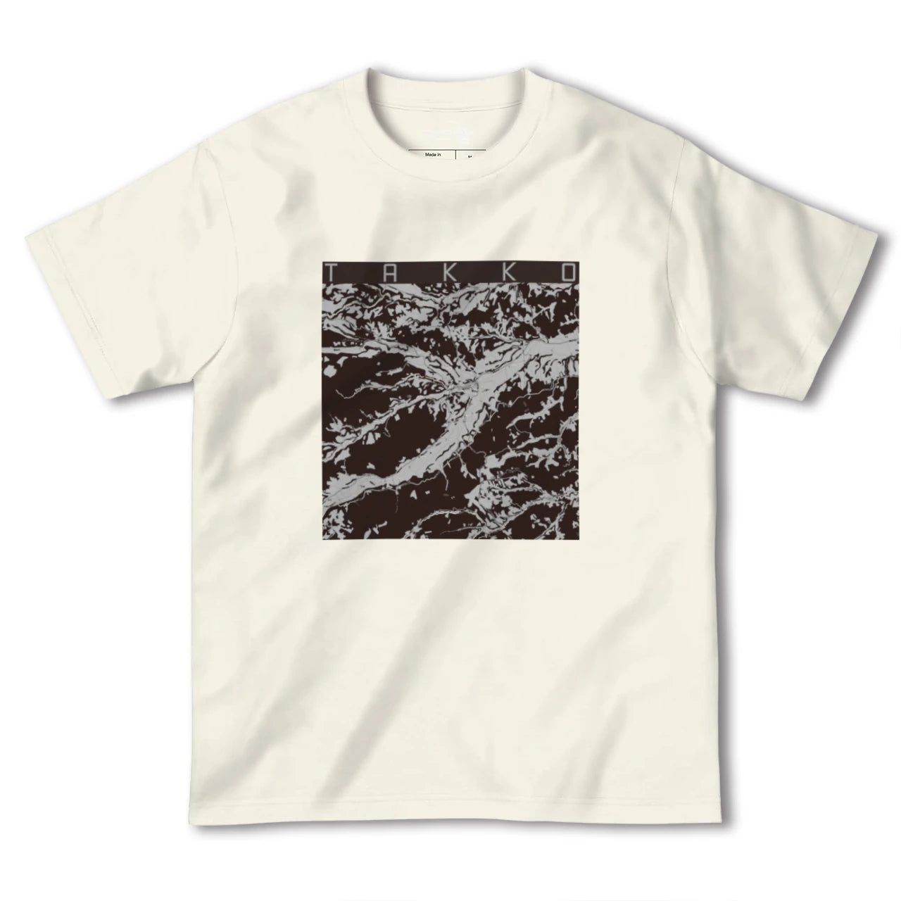 【田子(青森県)】地図柄ヘビーウェイトTシャツ