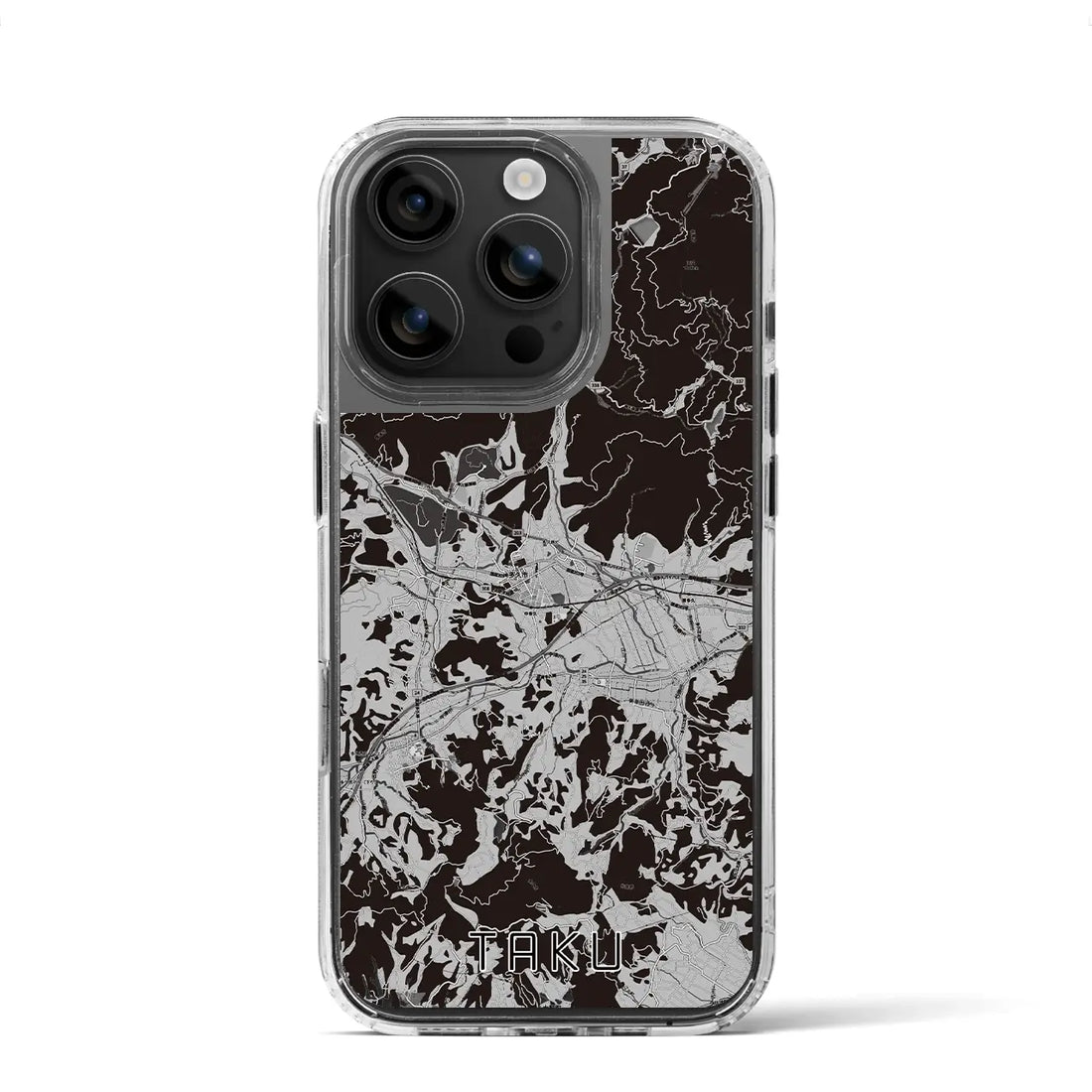 【多久(佐賀県)】地図柄iPhoneケース(MagSafeタイプ)