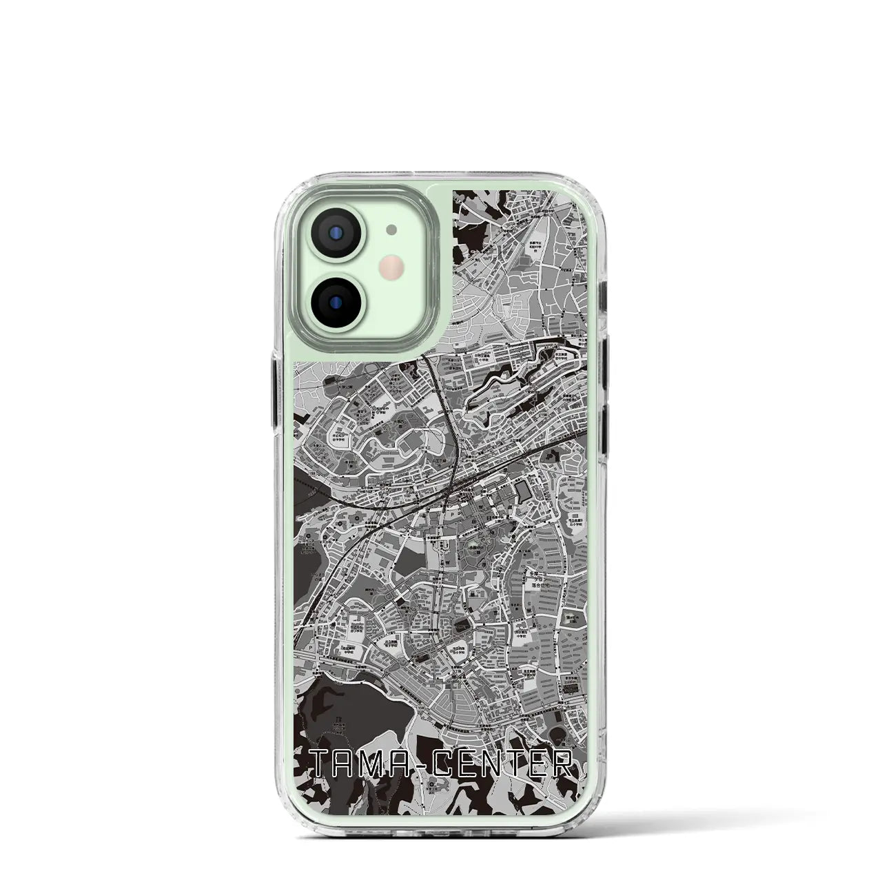 【多摩センター(東京都)】地図柄iPhoneケース(MagSafeタイプ)