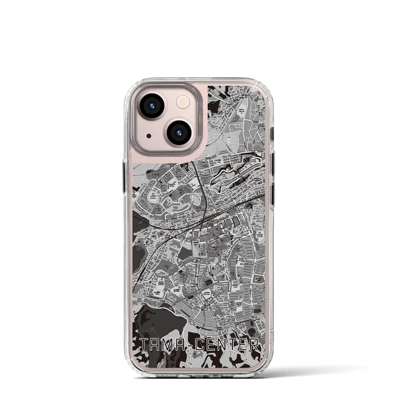 【多摩センター(東京都)】地図柄iPhoneケース(MagSafeタイプ)