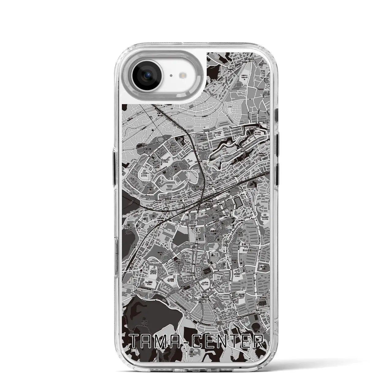 【多摩センター(東京都)】地図柄iPhoneケース(MagSafeタイプ)