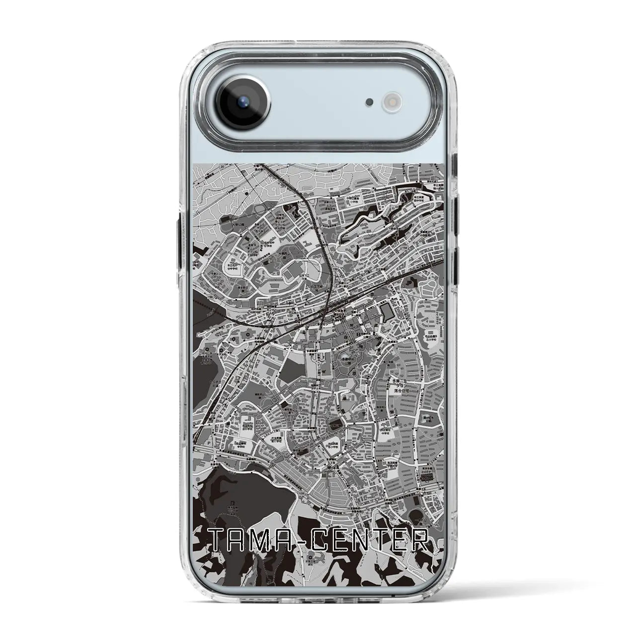 【多摩センター(東京都)】地図柄iPhoneケース(MagSafeタイプ)