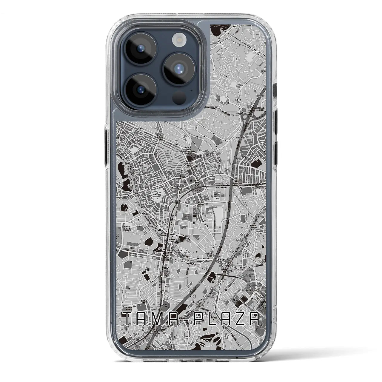 【たまプラーザ(神奈川県)】地図柄iPhoneケース(MagSafeタイプ)