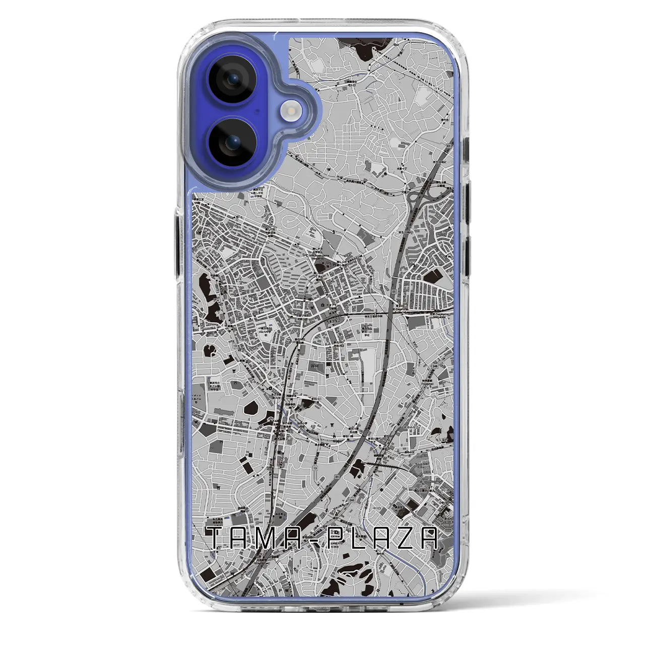 【たまプラーザ(神奈川県)】地図柄iPhoneケース(MagSafeタイプ)