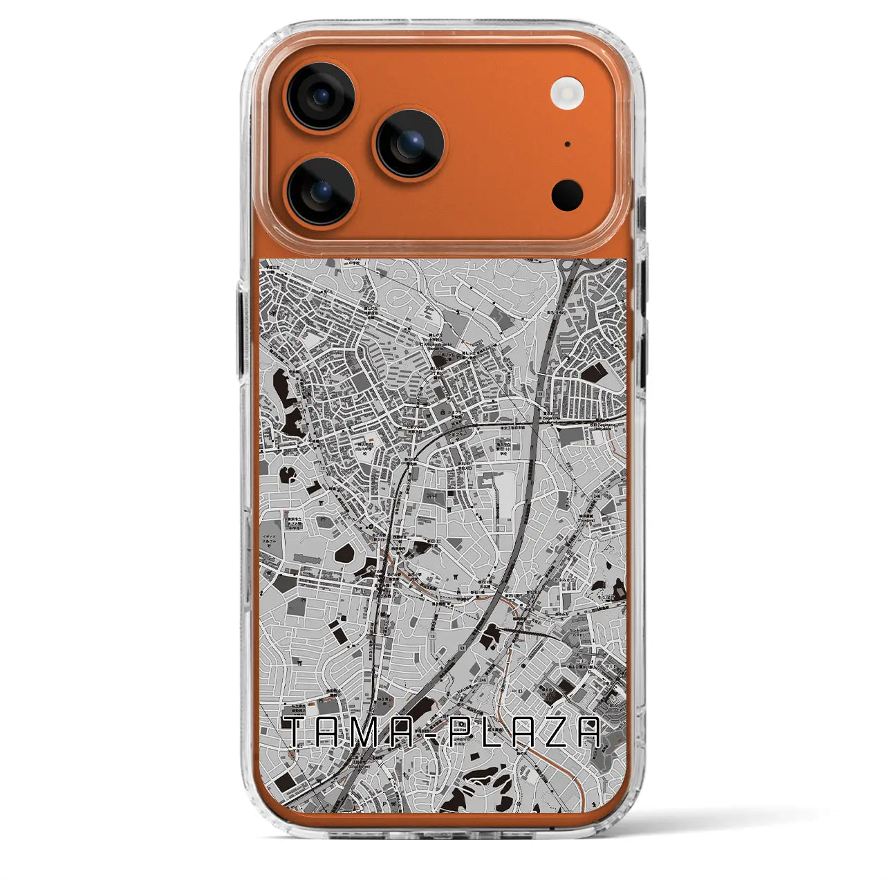 【たまプラーザ(神奈川県)】地図柄iPhoneケース(MagSafeタイプ)