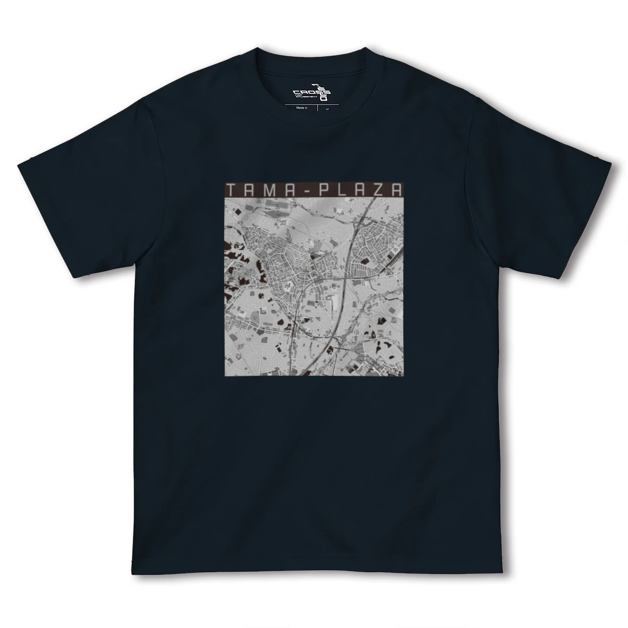 【たまプラーザ(神奈川県)】地図柄ヘビーウェイトTシャツ