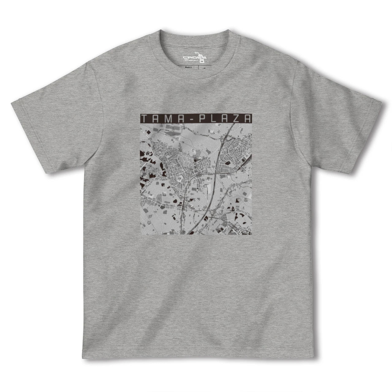 【たまプラーザ(神奈川県)】地図柄ヘビーウェイトTシャツ